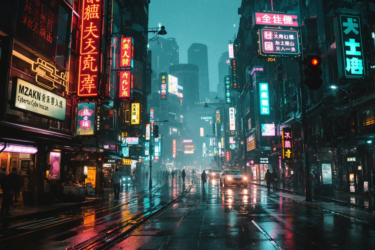 神马影视专题详情 - 赛博朋克东方叙事:从《银翼杀手》到《深海回响》